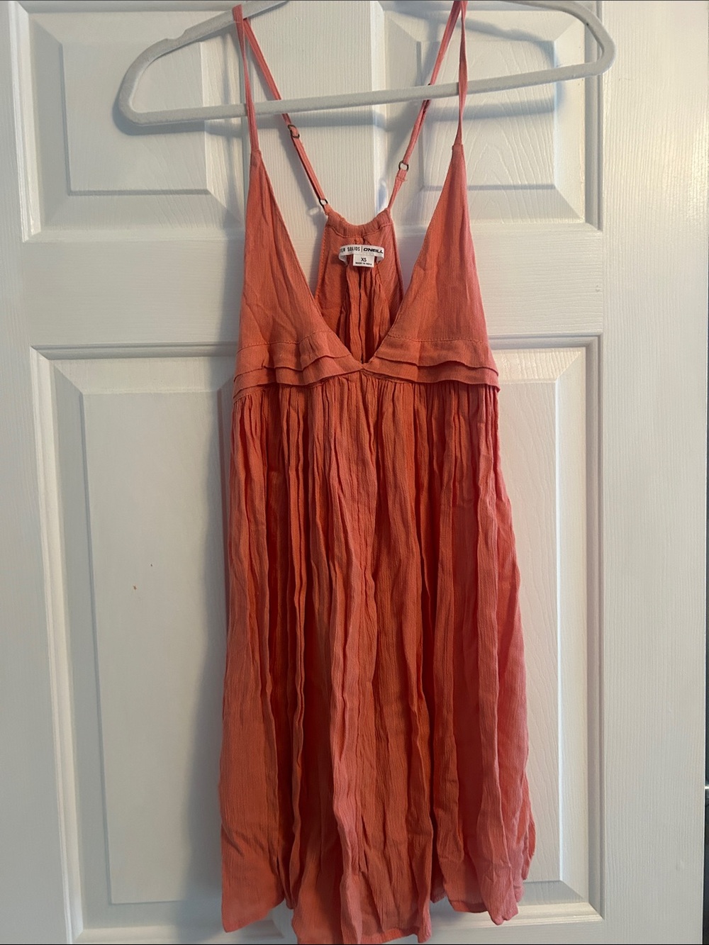 O'Neill Coral Orange Mini Dress
